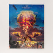ATOMIC BOMB DESTROYER OF WORLDS LEGPUZZEL (Verticaal)