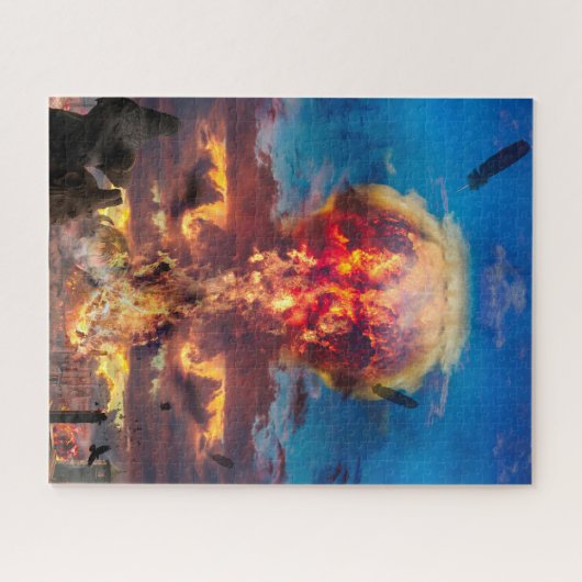 ATOMIC BOMB DESTROYER OF WORLDS LEGPUZZEL (Horizontaal)