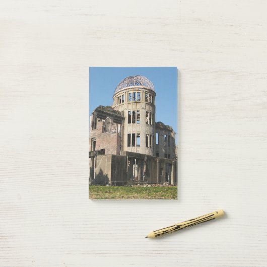 Atomic Bomb Dome, Hiroshima, Japan Post-it® Notes (Op bureau)
