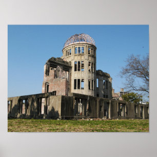 Atomic Bomb Dome, Hiroshima, Japan Poster
