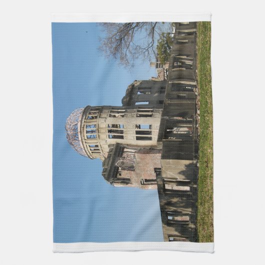 Atomic Bomb Dome, Hiroshima, Japan Theedoek (Verticaal)