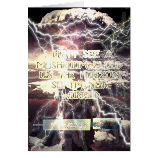 Atomic Bomb greeting card (Voorkant)