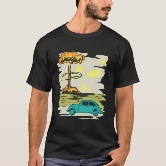 Atomic Bomb Nuclear Mushroom kernsplijting fysici  T-shirt (Voorkant)