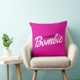 Atomic Bombie roze magenta pop Kussen