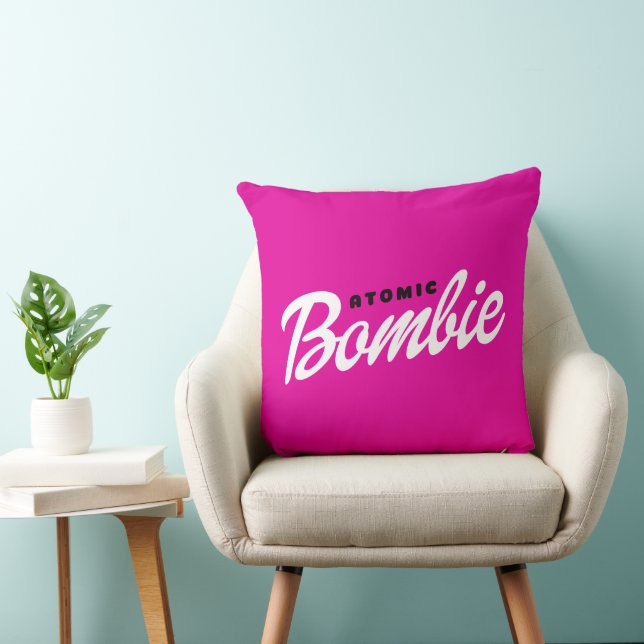 Atomic Bombie roze magenta pop Kussen (Stoel)