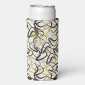 Atomic Boomerangs Mid Century Moderne Stijl Seltzer Blikjeskoeler (Seltzer Voorkant)