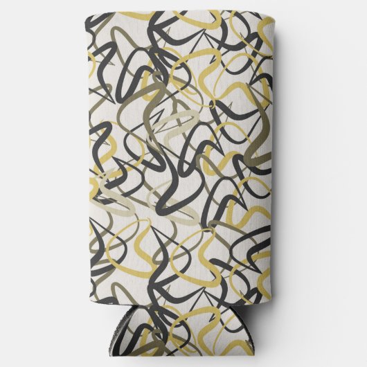 Atomic Boomerangs Mid Century Moderne Stijl Seltzer Blikjeskoeler (Voorkant)