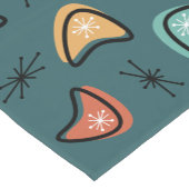 Atomic Boomerangs Starbursts Blauwgroen Korte Tafelloper (Hoek)