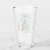 Atomic Cat 16oz Pint Glass Mid-Century Modern Glas (Achterkant)