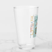 Atomic Cat 16oz Pint Glass Mid-Century Modern Glas (Rechts)