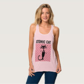 ATOMIC CAT RETRO 1950's T-SHIRTS (Volledige Voorkant)