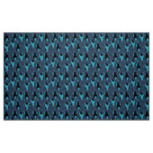Atomic Chevrons - Blauw Stof (Fat Quarter)