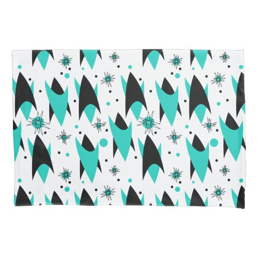 Atomic Chevrons Kussensloop (Voorkant-Links)