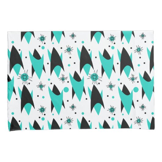 Atomic Chevrons Kussensloop (Voorkant-Rechts)