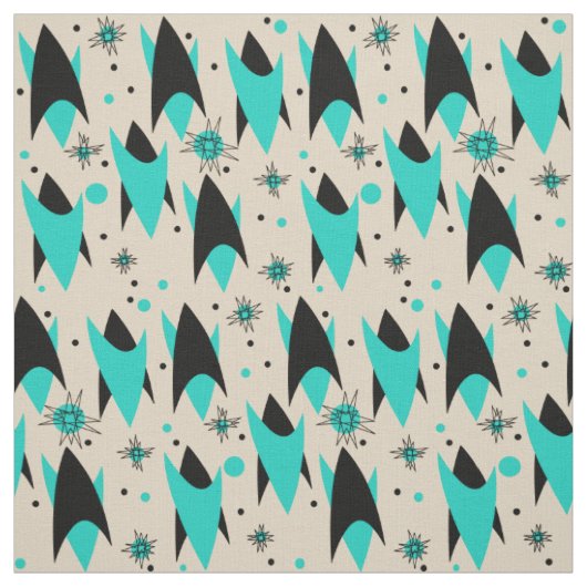 Atomic Chevrons Stof (Swatch)