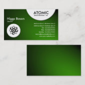 Atomic Circles - Spotlit - Groen Visitekaartje (Voorkant / Achterkant)