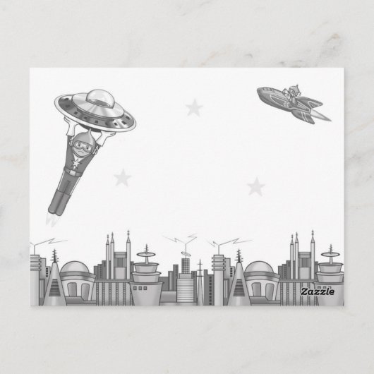 Atomic City Briefkaart (Achterkant)