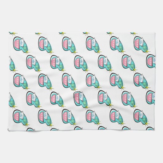 Atomic Cookware Design Keukenhanddoek (Horizontaal)