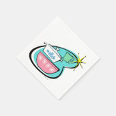 Atomic Cookware Design Papieren servetten (Hoek)