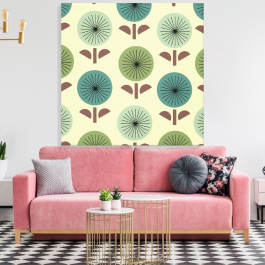 Atomic Dandelions Canvas Afdruk (Insitu (Woonkamer))