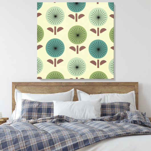 Atomic Dandelions Canvas Afdruk (Insitu (Slaapkamer))
