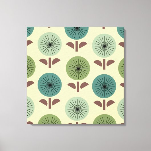 Atomic Dandelions Canvas Afdruk (Voorkant)