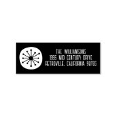 Atomic Dot Mid Century Modern Retro minimaal Rubberstempel (Afrduk)