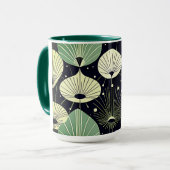 Atomic Drops Blauw Wit Groen Mok (Voorkant links)