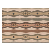 Atomic Era Abstract Columns Brown Tafelkleed (Voorkant (Horizontaal))