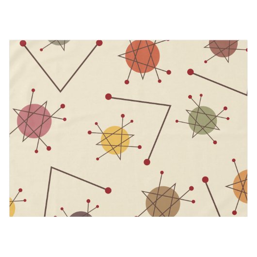 Atomic Era Autumn Tafelkleed (Voorkant (Horizontaal))