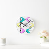 Atomic Era Boomerang Abstracts Ronde Klok (Huis)