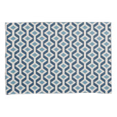 Atomic Era Geïnspireerd geometrisch patroon Kussensloop (Voorkant-Rechts)