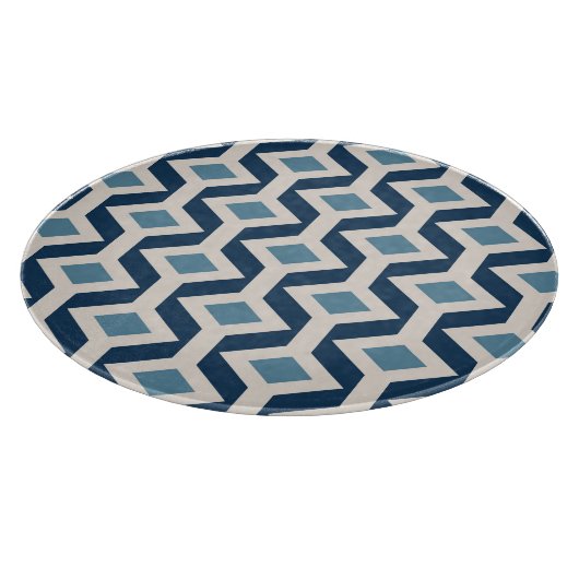 Atomic Era Geïnspireerd geometrisch patroon Snijplank (Hoek)