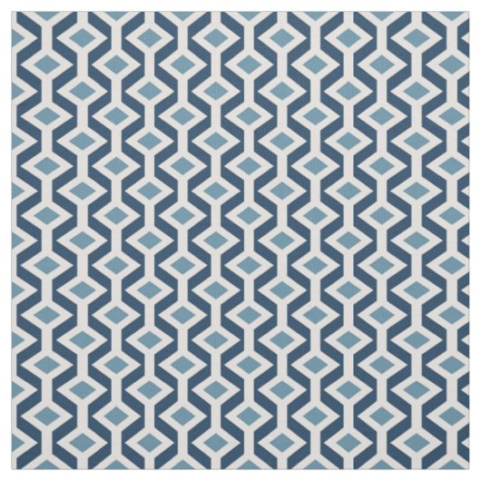 Atomic Era Geïnspireerd geometrisch patroon Stof (Swatch)