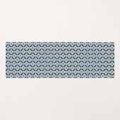 Atomic Era Geïnspireerd geometrisch patroon Yogamat (Voorkant (horizontaal))