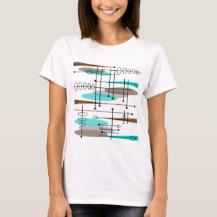 Atomic Era Geïnspireerd middenklasseontwerp 13 T-shirt