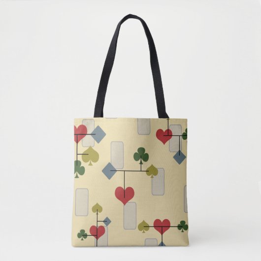 Atomic Era Kaart Suite Art Tote Bag (Voorkant)