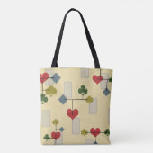 Atomic Era Kaart Suite Art Tote Bag (Achterkant)