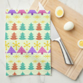 Atomic Era kerstbomen Kitsch Light Theedoek (Quarter Fold)