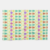 Atomic Era kerstbomen Kitsch Light Theedoek (Horizontaal)