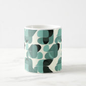 Atomic Era MCM Mid Century Modern Blauwgroen Koffiemok (Center)