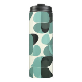 Atomic Era  MCM Mid Century Modern Blauwgroen Thermosbeker