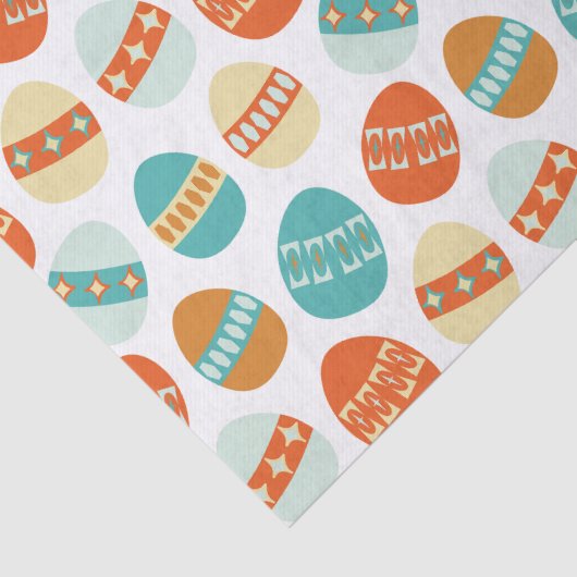 Atomic Era, Mid Century Mod, Paaseierpatroon Tissuepapier (Detail)