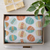 Atomic Era, Mid Century Mod, Paaseierpatroon Tissuepapier (Geschenk)