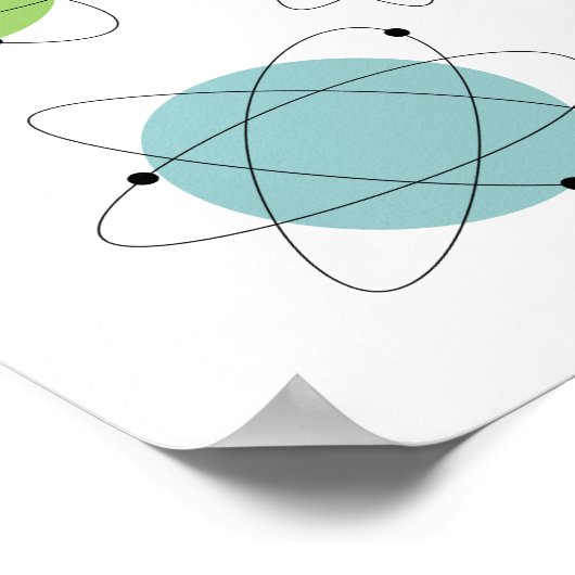 Atomic Era Mid Century Modern Poster (Hoek)