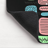 Atomic Era Mid Century Modern White Cat Muismat (Hoek)