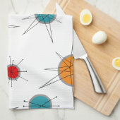 Atomic Era Planets Theedoek (Quarter Fold)