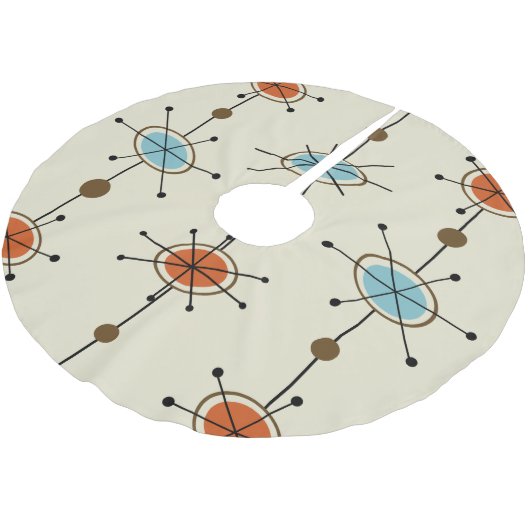 Atomic Era Satellites Kerstboom Rok (Gekanteld)