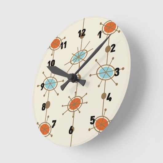 Atomic Era Satellites Ronde Klok (Hoek)