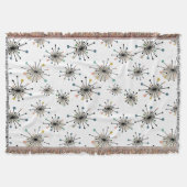 Atomic Era Starburst Mid Century Modern Deken (Voorkant)